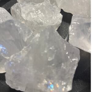 Rough / Raw Clear Quartz Crystal Rock for Tumbling
